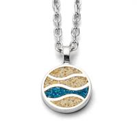 Kette Strandwellen blau